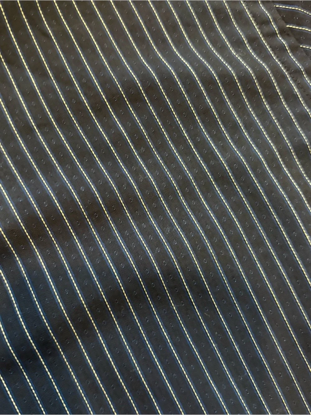 Banana Republic Navy Blue Pinstripe Dress Shirt
